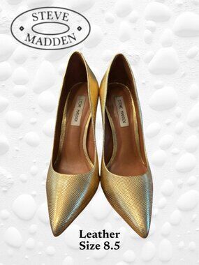 Steve Madden Gold Multi Stiletto Heels – Size 8.5